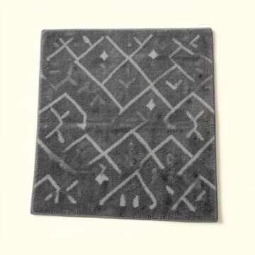 Radstock Geometric Shag Dark Gray Area Rug (synthetic illustration; no displayed measurements)