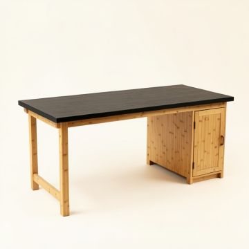 Reed Edge Empty Workshop Workbench - Black (synthetic illustration; no displayed measurements)