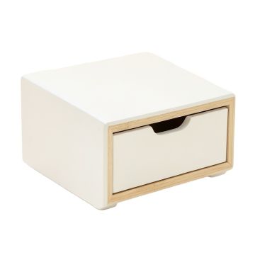 Wren Edge Under-Desk Drawer Unit - White