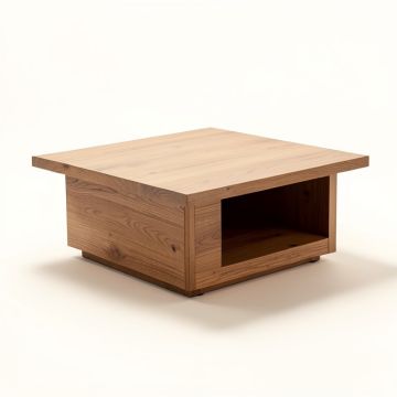 Sosie Solid Wood Coffee Table With Storage (synthetic illustration; no displayed measurements)