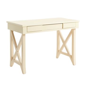 Laurel Crossing Writing Desk - Cream