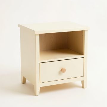 Linden Dell Nightstand - Cream (synthetic illustration; no displayed measurements)
