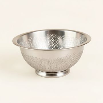 Home Basics Mesh Stainless Steel 3 Piece Strainer Set (synthetic illustration; no displayed measurements)