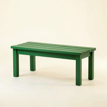 Juniper Edge Indoor Bench - Green (synthetic illustration; no displayed measurements)