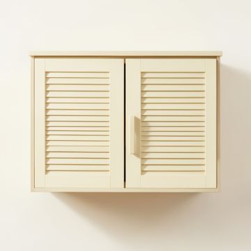 Olive Crossing Wall-Mounted Entry Cabinet - Cream (synthetic illustration; no displayed measurements)