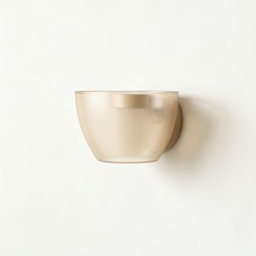 Ash Bend Wall Sconce Mounted On A Plain Wall - Beige (synthetic illustration; no displayed measurements)