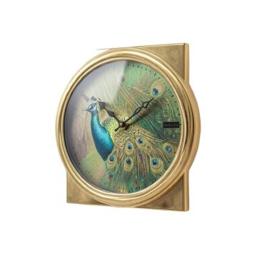 Oversized Shanda Glorious Peacock 9 '' Wall Clock
