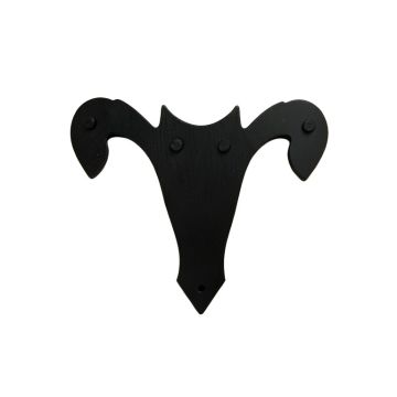 Lucky Twins Wood Adornments Wall Decor
