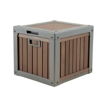 Ailsa 100 Gallon Water Resistant Synthetic Wood Lockable Deck Box