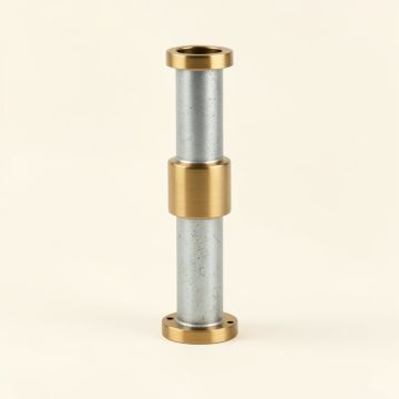 Industrial Exposed Shower With Reversible Yoke And Galvanized Riser (synthetic illustration; no displayed measurements)