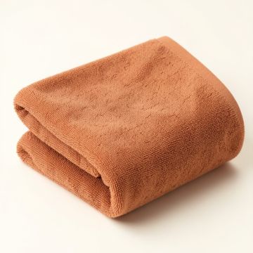 Lake Brook Bath Towel - Terracotta (synthetic illustration; no displayed measurements)