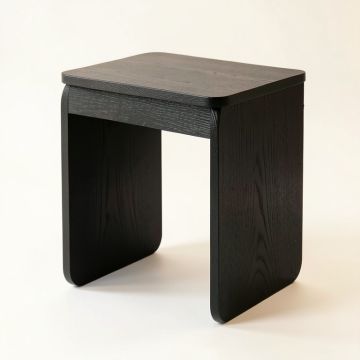 Brook Bridge Side Table - Black (synthetic illustration; no displayed measurements)