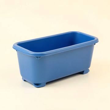 Dune Bridge Empty Railing Planter With Integral Brackets - Blue (synthetic illustration; no displayed measurements)