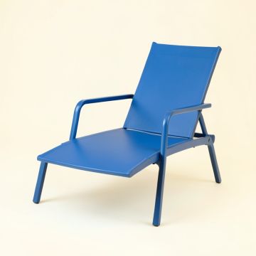 Spruce Brook Outdoor Lounge Chair - Blue (synthetic illustration; no displayed measurements)