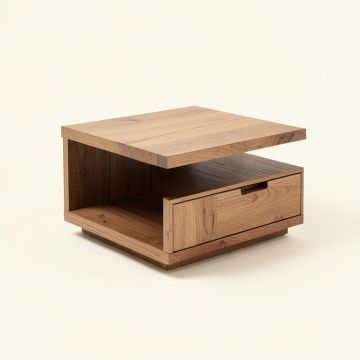 Pelaez Solid Wood Coffee Table With Storage (synthetic illustration; no displayed measurements)