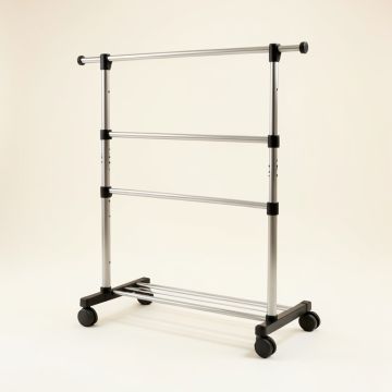 Wayfair Basics® 60 '' W Garment Rack (synthetic illustration; no displayed measurements)