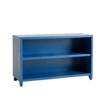Glen Bend Low Bookcase - Blue