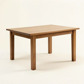 Crawford Solid Wood Dining Table (synthetic illustration; no displayed measurements)