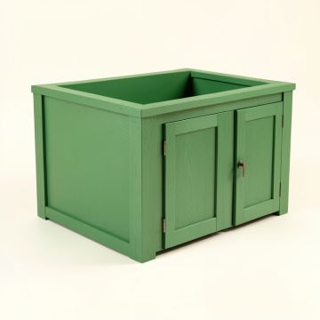 Willow Dell Empty Furniture-Style Litter Enclosure - Green (synthetic illustration; no displayed measurements)