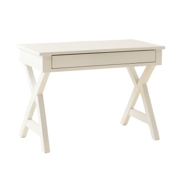 Rowan Crest Writing Desk - White