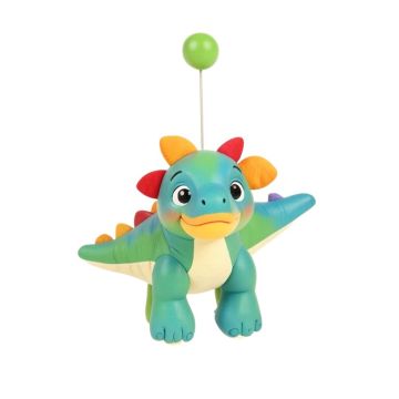 Tweed Dinosaur Musical Crib Mobile