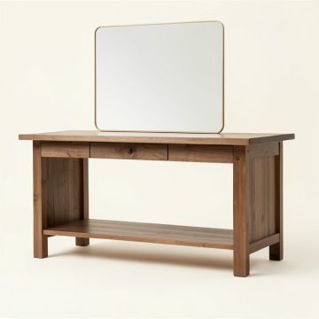 Shaun 32 '' Console Table And Mirror Set (synthetic illustration; no displayed measurements)