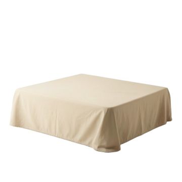 Dawn Branch Flat Bed Sheet - Beige