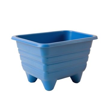 Aspen Branch Empty Raised Planter - Blue