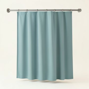 Newburg Check 3D Vinyl Single Shower Curtain + Hooks (synthetic illustration; no displayed measurements)