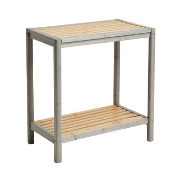 Harbor Bend Freestanding Laundry Folding Counter - Gray