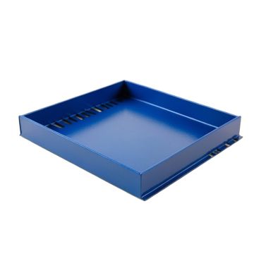 Brook Field Empty Under-Desk Cable Tray - Blue