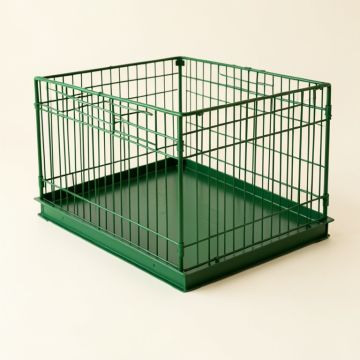 Alder Brook Empty Furniture-Style Pet Crate - Green (synthetic illustration; no displayed measurements)