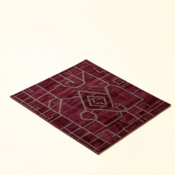 Toomsboro Geometric Burgundy Area Rug (synthetic illustration; no displayed measurements)