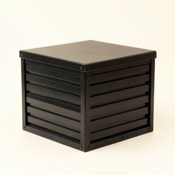 Summit Bluff Closed Outdoor Storage Box - Black (synthetic illustration; no displayed measurements)