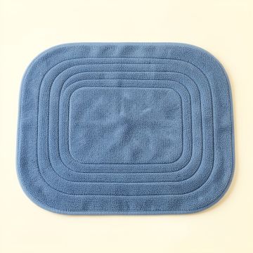 Linden Canyon Bath Mat - Blue (synthetic illustration; no displayed measurements)
