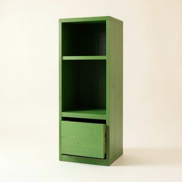 Harbor Edge Narrow Cubby Tower - Green (synthetic illustration; no displayed measurements)