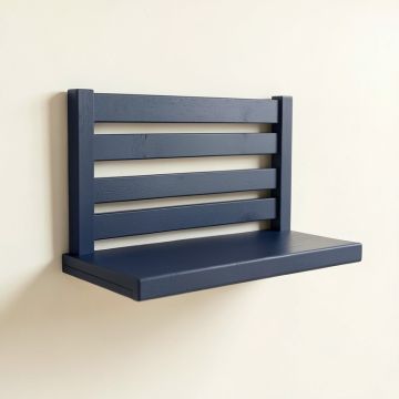 Laurel Branch Wall-Mounted Entryway Organizer Shelf - Navy (synthetic illustration; no displayed measurements)