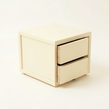 Moss Dale Small-Parts Storage Drawer Cabinet - Cream (synthetic illustration; no displayed measurements)