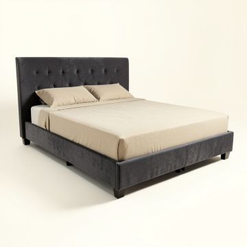 Burrus Upholstered Low Profile Standard Bed (synthetic illustration; no displayed measurements)