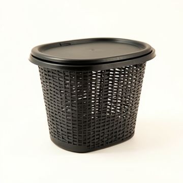 Hazel Crest Laundry Hamper - Black (synthetic illustration; no displayed measurements)