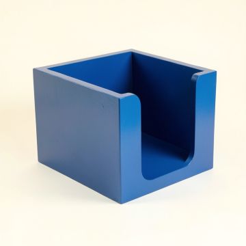 Holly Falls Empty Furniture-Style Litter Enclosure - Blue (synthetic illustration; no displayed measurements)