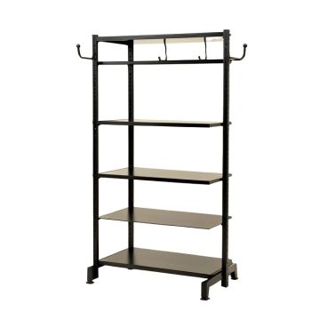 33 '' W With 4 Shelves And 2 Hanging Rods Garment Rack