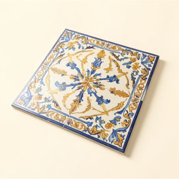 Dulce 10 '' X 10 '' Porcelain Spanish Wall & Floor Tile (synthetic illustration; no displayed measurements)