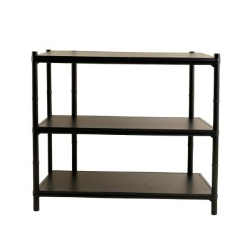 Wren Bridge Empty Seed-Starting Shelving Unit Without Lights - Black