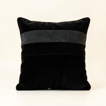 Aspen Branch Filled Accent Pillow - Black (synthetic illustration; no displayed measurements)