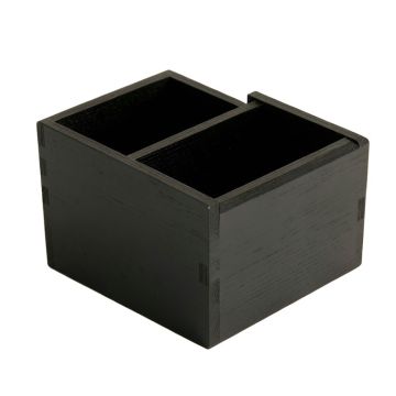 Cedar Bluff Empty Coffee-Station Organizer - Black