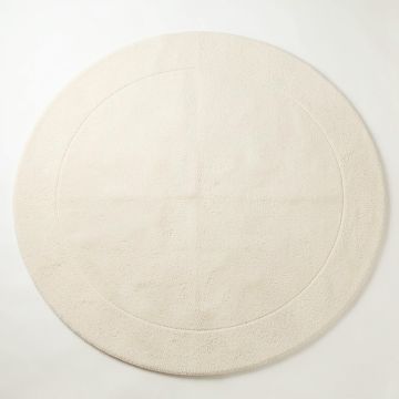 Summit Canyon Round Area Rug - Ivory (synthetic illustration; no displayed measurements)
