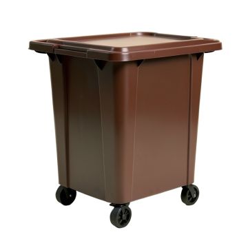 Starplast 88 Gallon Water Resistant Plastic Lockable Deck Box With Wheels