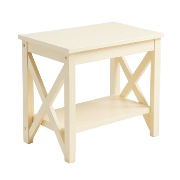 Pine Bend Side Table - Cream