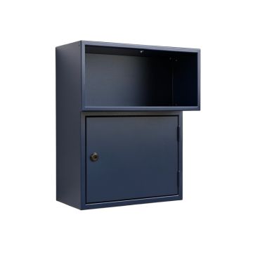 Birch Dell Wall-Mounted Entry Cabinet - Navy